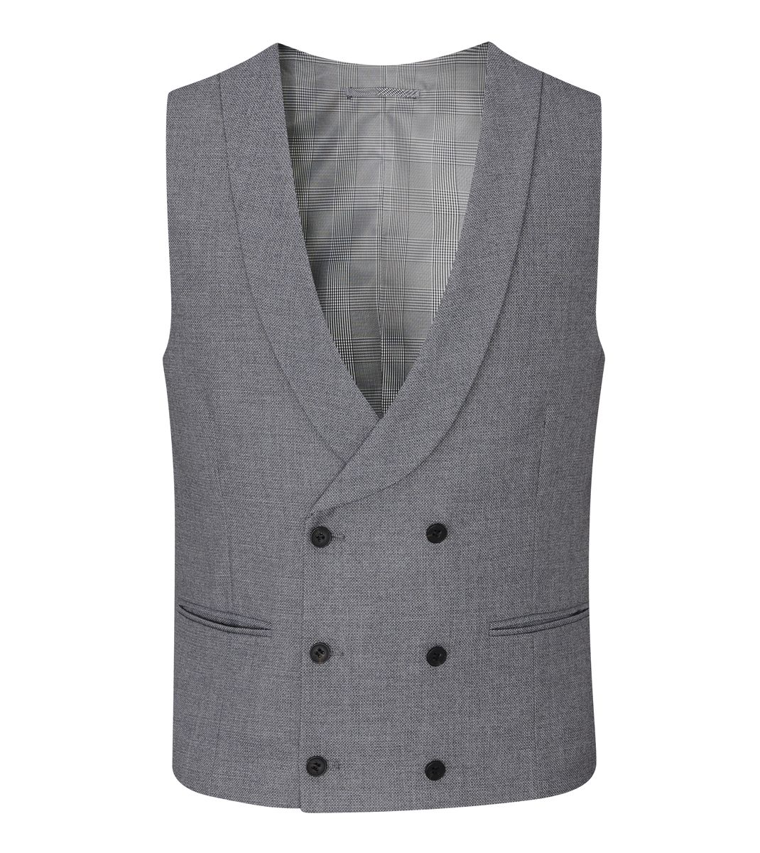 Rental - Grey Hardcourt DB Waistcoat - 5020