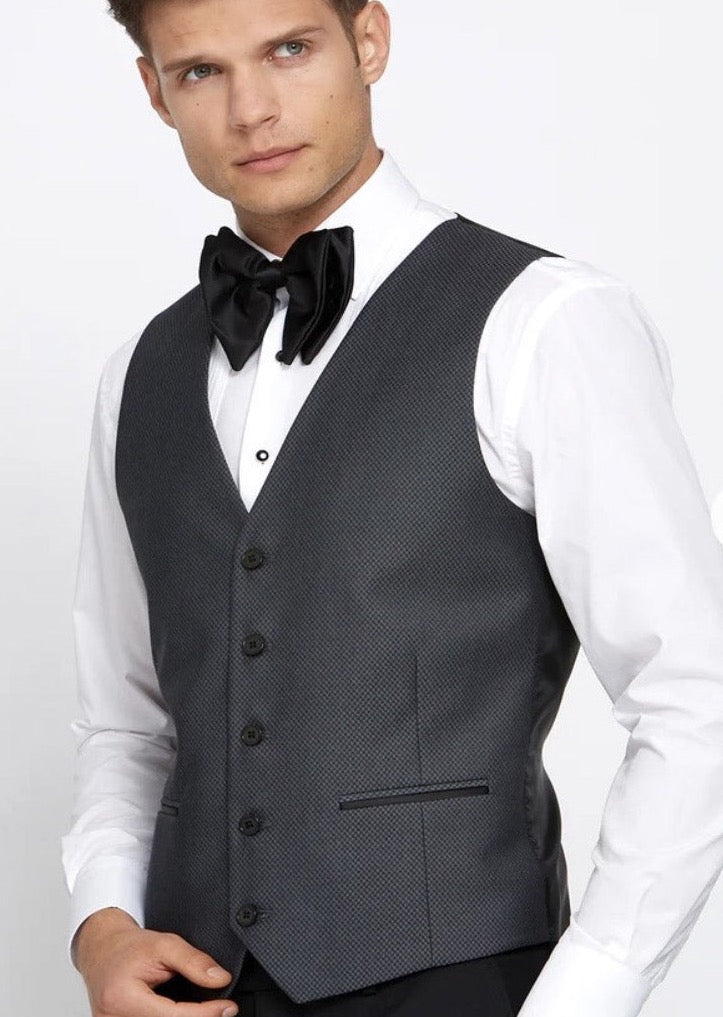 Rental - Benetti Elton Grey Waistcoat - 5023