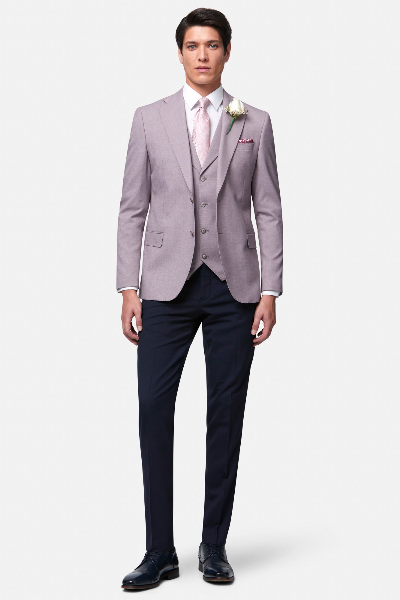 Retail - Benetti Blush  Pink  Notched-Lapel Jacket - 4034